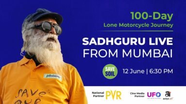 Sadhguru in Mumbai to #SaveSoil - LIVE | 12 June | 6:30 PM IST