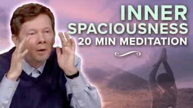 A Teaching on Inner Spaciousness: 20 Minute Meditation with Eckhart Tolle