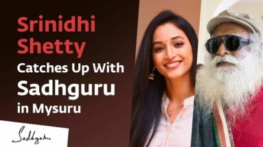 KGF Actress Srinidhi Shetty Asks Sadhguru About His Love for Mysuru