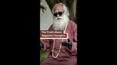 The Truth About Negative Thoughts | Sadhguru #shorts