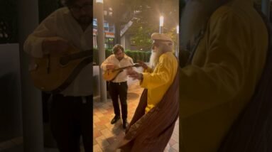 Busking in Boston with Sadhguru. #sadhguru #boston